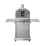 Summerset freestanding outdoor gas oven stainless steel pizza and bake oven main view