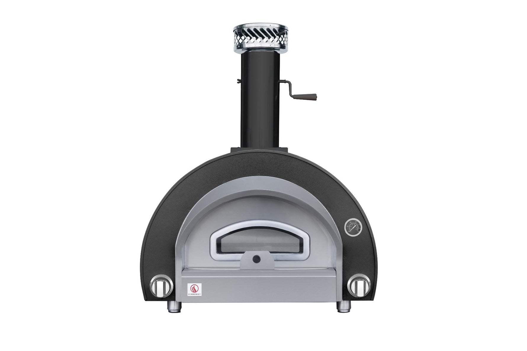 Summerset Hybrid outdoor pizza oven wood and gas fired stainless steel pizza oven main view