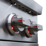 Summerset Pro Double Side Burner — knobs with LED