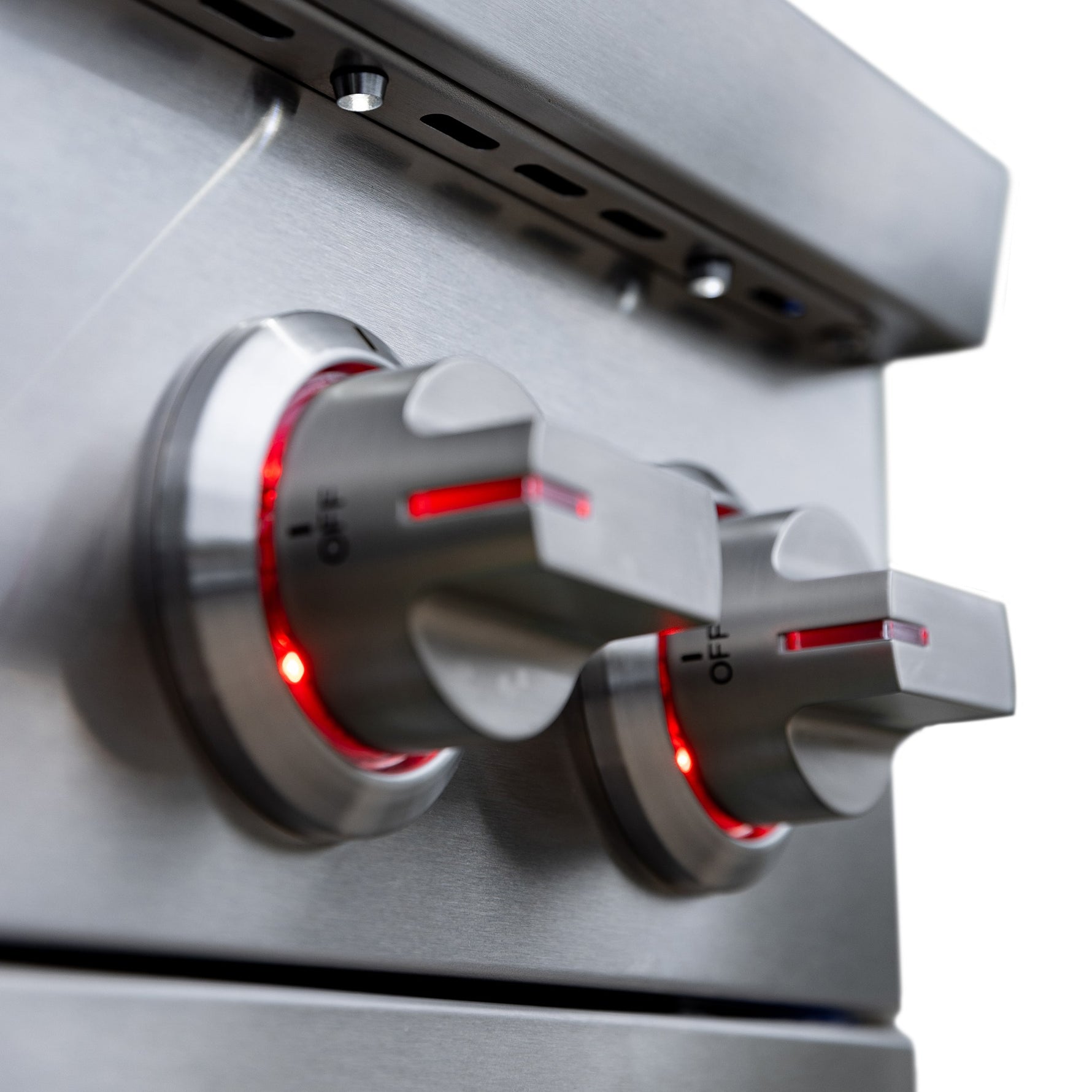 Summerset Pro Double Side Burner LP — knobs with LED