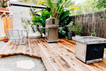 Summerset outdoor freestanding oven lifestyle shot in outdoor kitchen setting