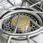 Summerset Pro Power Burner — dual brass+stainless burner detail