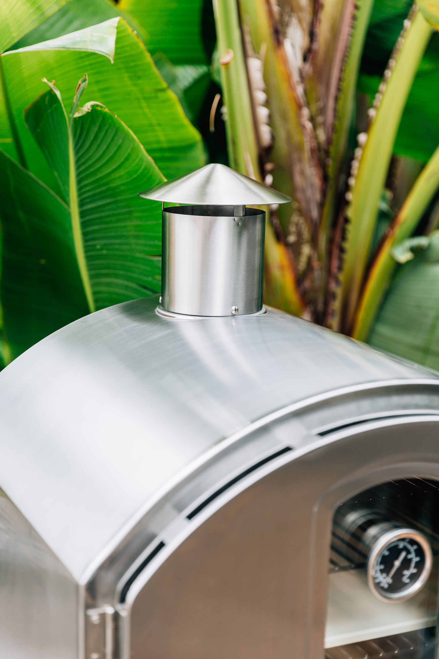 Summerset outdoor oven chimney assembly detail for proper venting