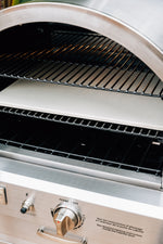 Summerset outdoor oven cordierite pizza stone surface detail