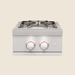 Summerset Pro Power Burner — red illuminated open view