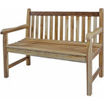 HomeRoots 26-inch teak garden bench - alternate view 2