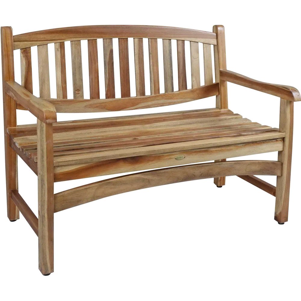 HomeRoots 26-inch teak garden bench - alternate view 3