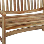 HomeRoots 26-inch teak garden bench - alternate view 5