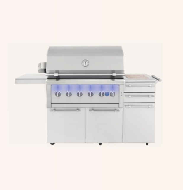 American Made Grills Freestanding Ovation 42-Inch Hybrid Grill