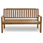 HomeRoots 60-inch teak solid wood garden bench - hero