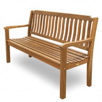 HomeRoots 60-inch teak garden bench - alternate view 2