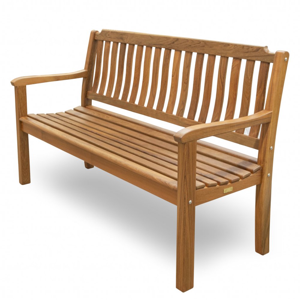 HomeRoots 60-inch teak garden bench - alternate view 2
