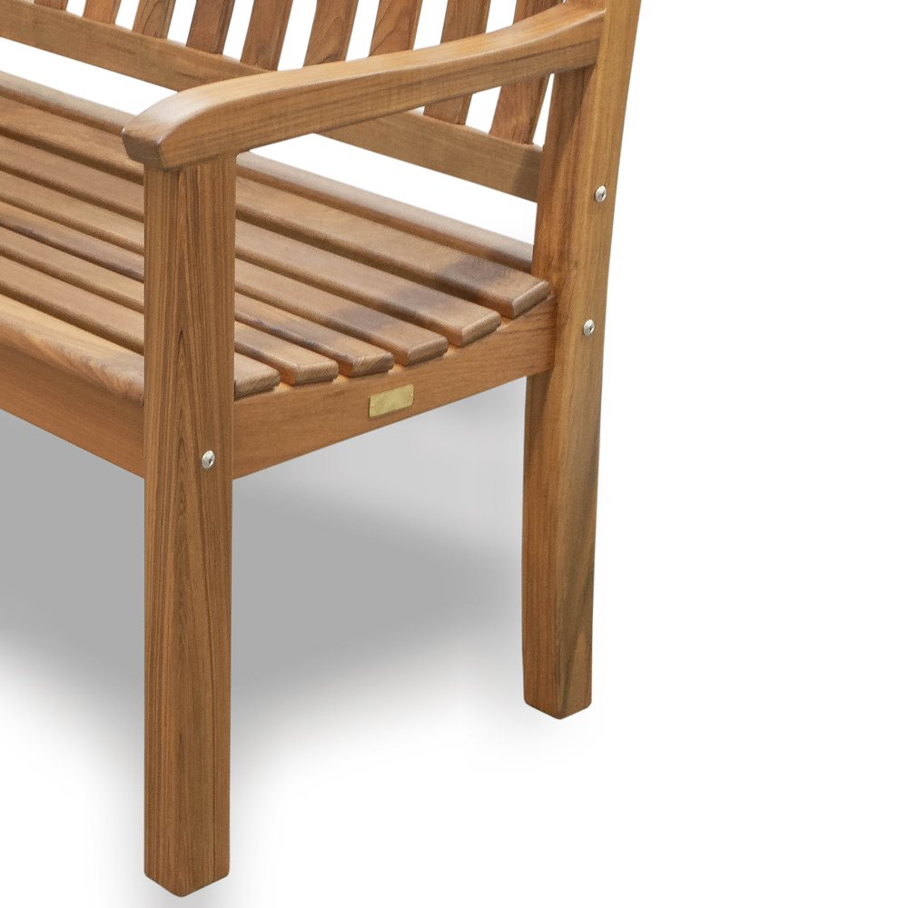 HomeRoots 60-inch teak garden bench - alternate view 3