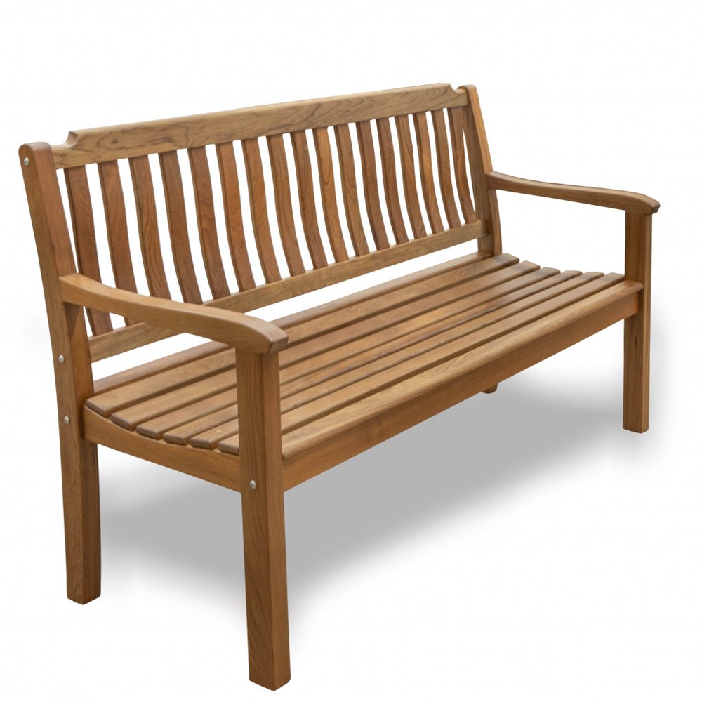 HomeRoots 60-inch teak garden bench - alternate view 4