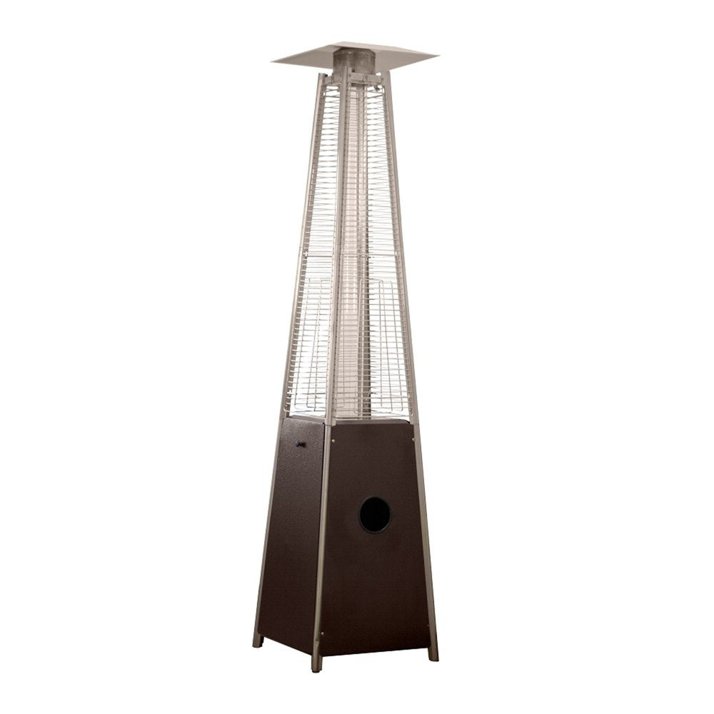 HomeRoots 41,000 BTU brown steel propane pyramid patio heater - hero