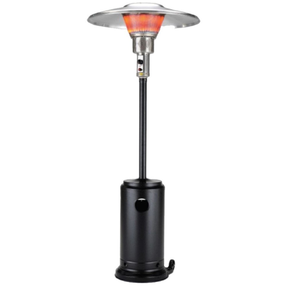HomeRoots black steel standing pole patio heater - alternate view 3