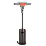 HomeRoots bronze steel standing pole patio heater - alternate view 2
