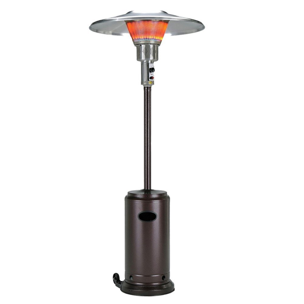 HomeRoots bronze steel standing pole patio heater - alternate view 2