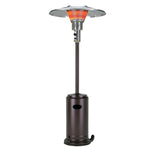 HomeRoots bronze steel standing pole patio heater - alternate view 3