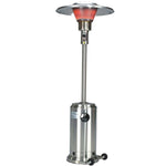 HomeRoots silver steel standing pole patio heater - alternate view 2