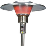 HomeRoots silver steel standing pole patio heater - alternate view 5