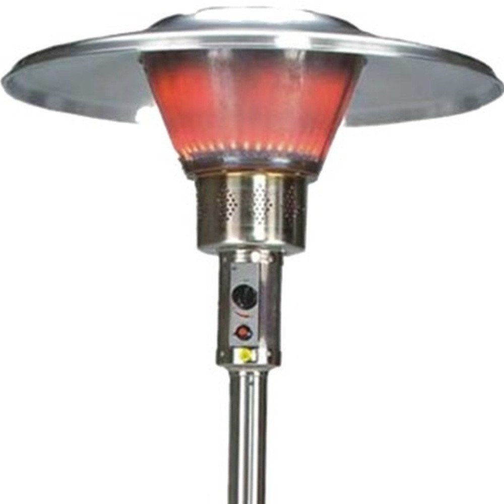 HomeRoots silver steel standing pole patio heater - alternate view 5