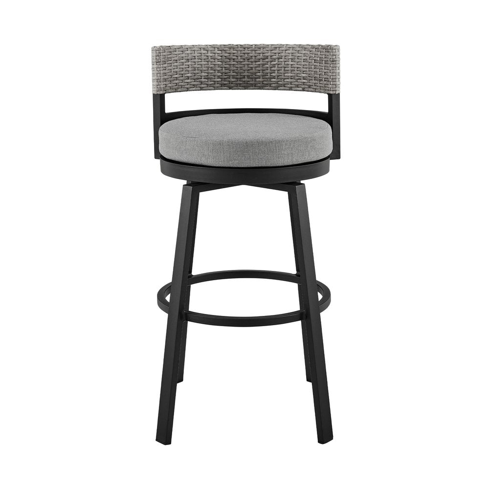 HomeRoots 33-inch swivel bar chair - alternate view 3