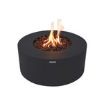Modeno Venice 34 inch Concrete Fire Table in Dark Gray