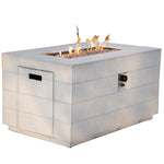 HomeRoots 28-inch aluminum NG fire pit table - alternate view 2