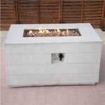 HomeRoots 28-inch aluminum NG fire pit table - alternate view 3