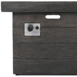 HomeRoots 32-inch gray steel propane fire pit - alternate view 3
