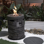 HomeRoots 26-inch magnesium oxide fire pit - alternate view 2