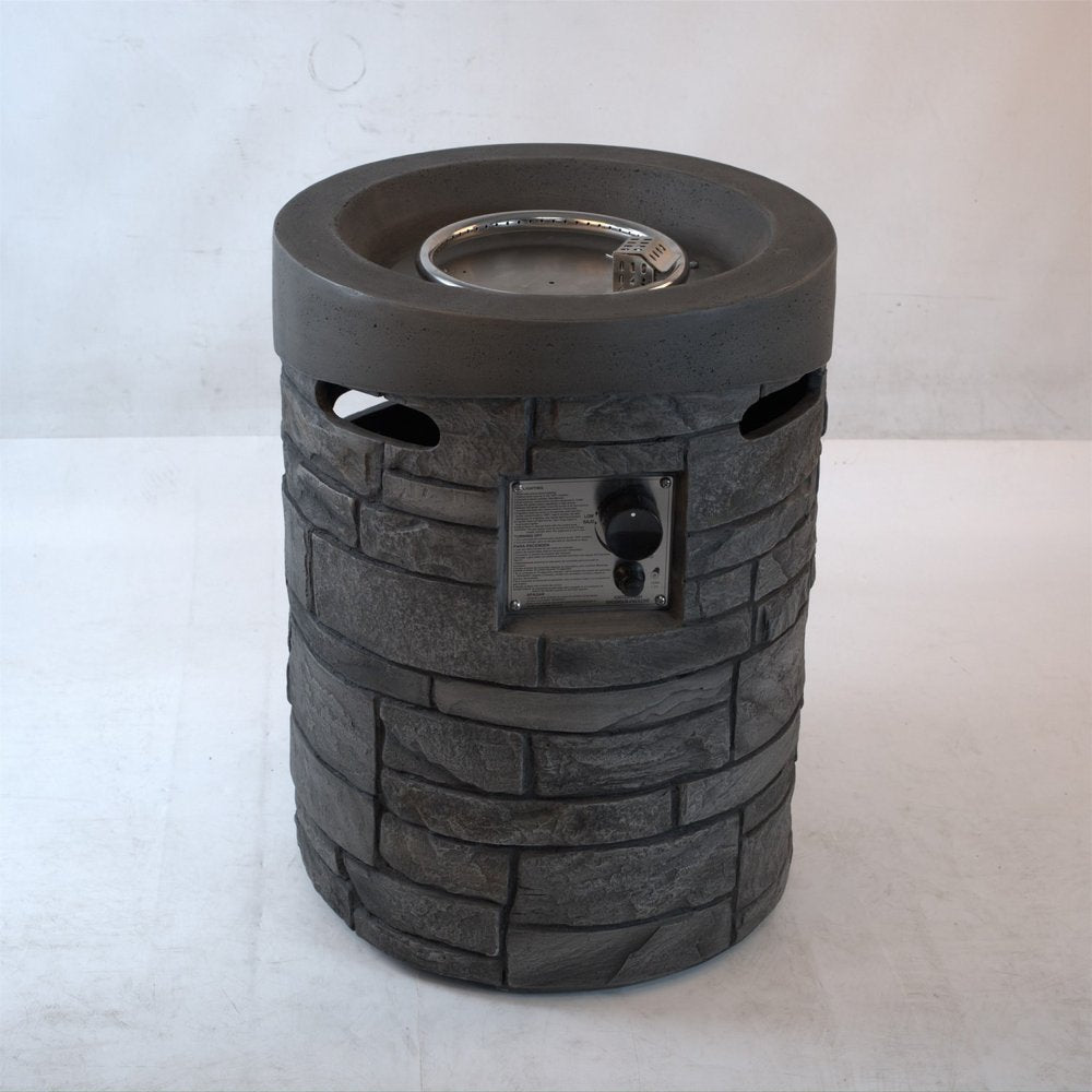 HomeRoots 26-inch magnesium oxide fire pit - alternate view 5