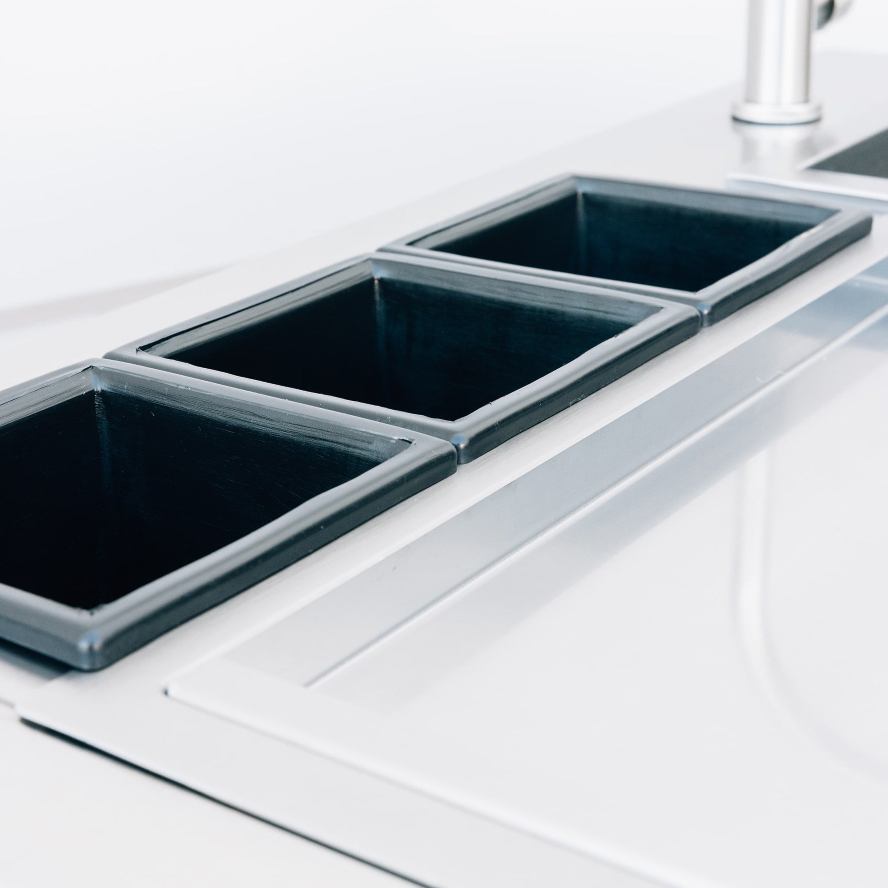 Summerset 30-inch beverage station — sink and faucet detail