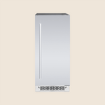 Summerset 15-inch outdoor rated nugget ice maker — front view