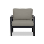 Alto Club Chair in Black / Canvas Charcoal