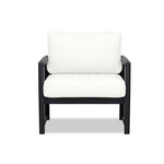 Alto Club Chair in Black / Canvas Natural