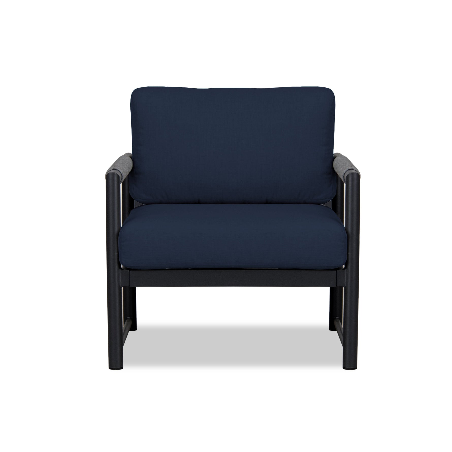 Alto Club Chair in Black / Spectrum Indigo