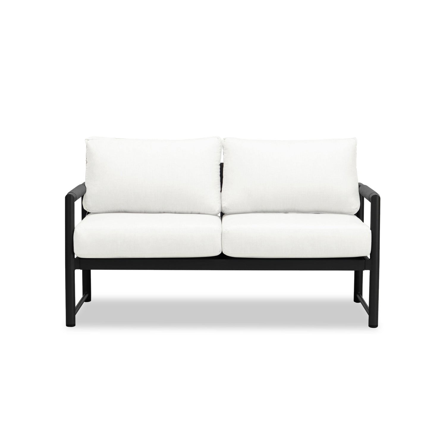 Alto Loveseat in Black / Canvas Natural