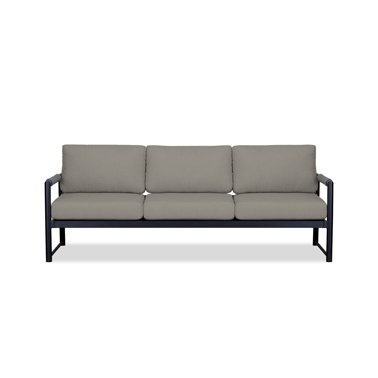 Alto Sofa in Black / Canvas Charcoal