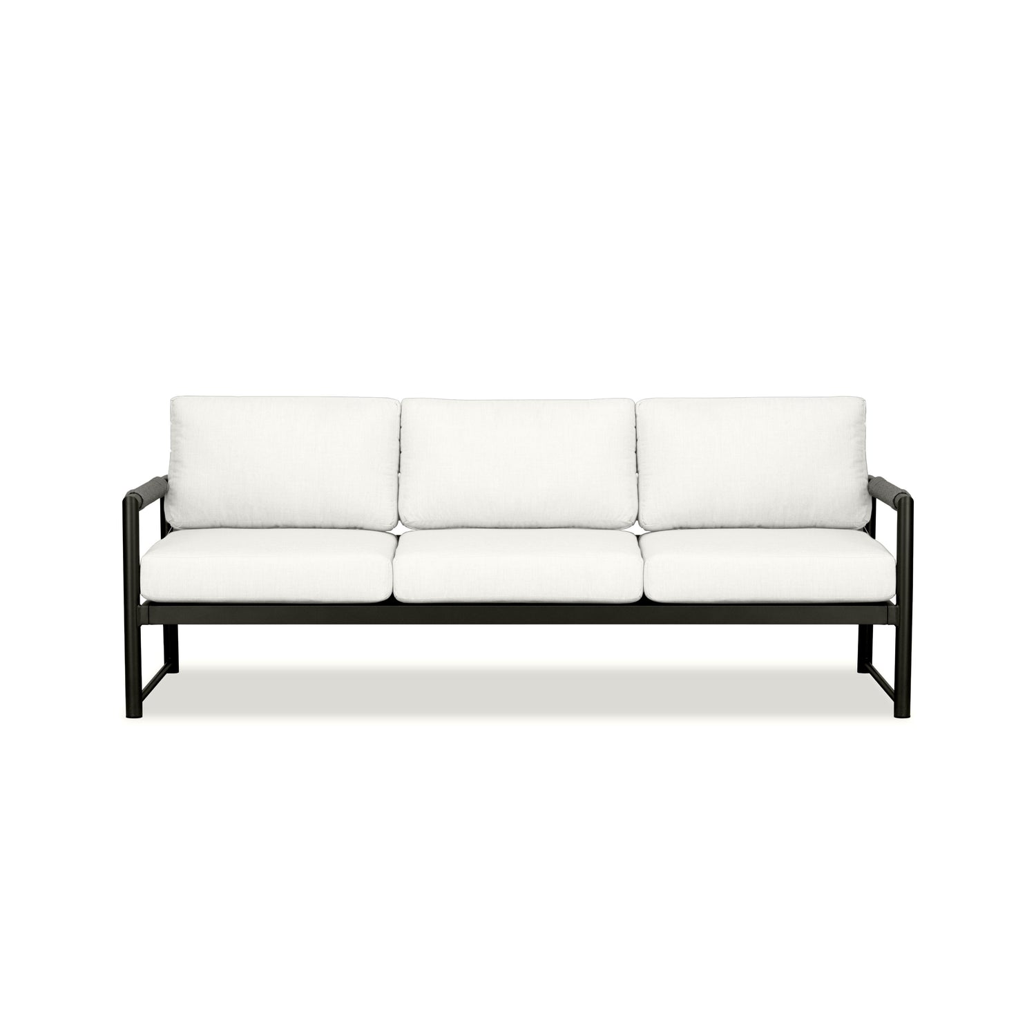 Alto Sofa in Black / Canvas Natural