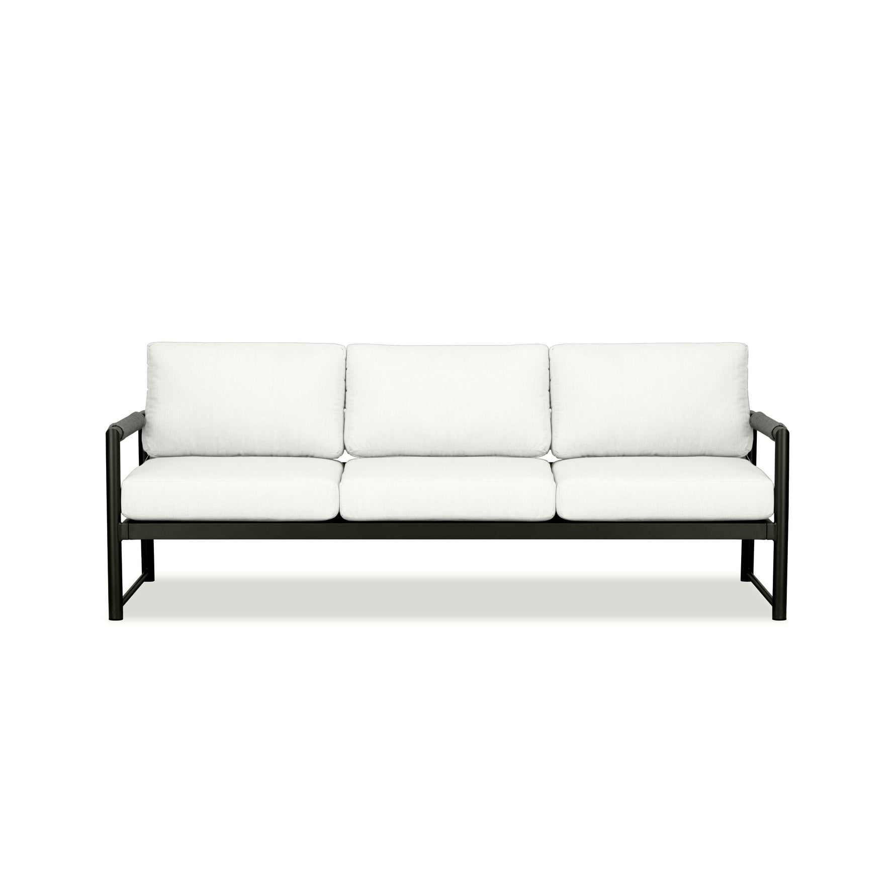 Alto Sofa in Black / Canvas Natural