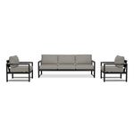 Alto 3-Piece Sofa & Club Chair Set Canvas Charcoal