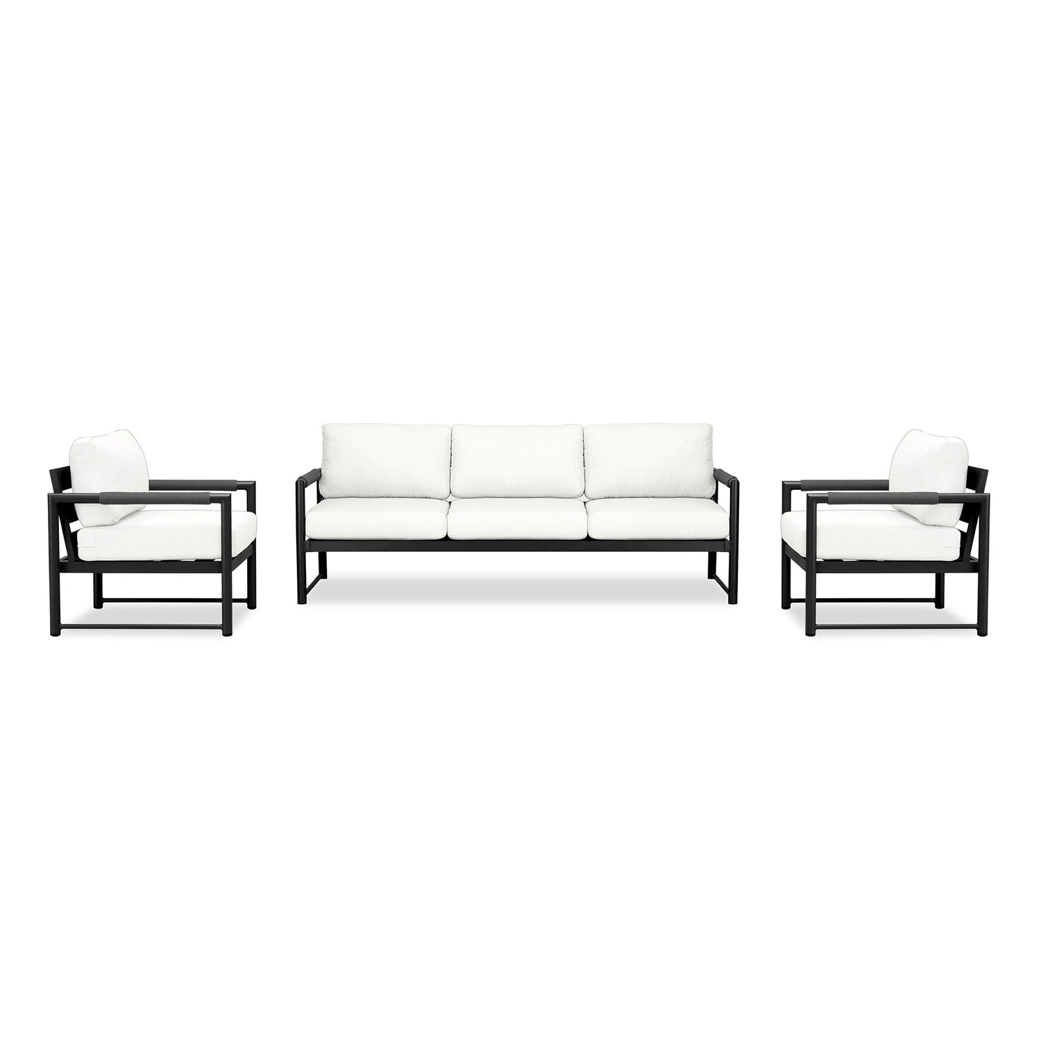 Alto 3-Piece Sofa & Club Chair Set Canvas Natural