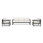 Alto 3-Piece Sofa & Club Chair Set Cast Silver
