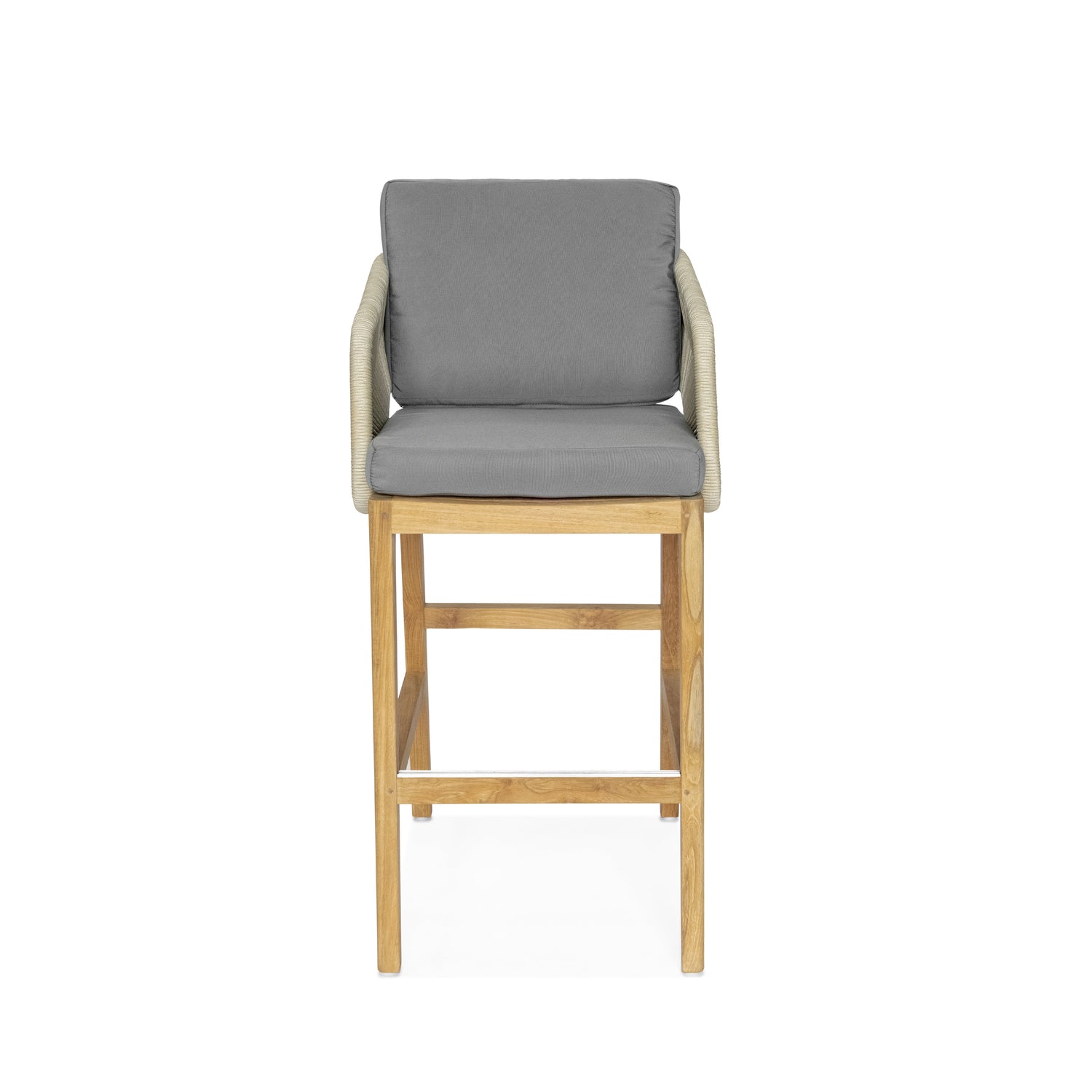 Amadora Bar Chair Canvas Charcoal