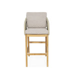 Amadora Bar Chair Cast Silver