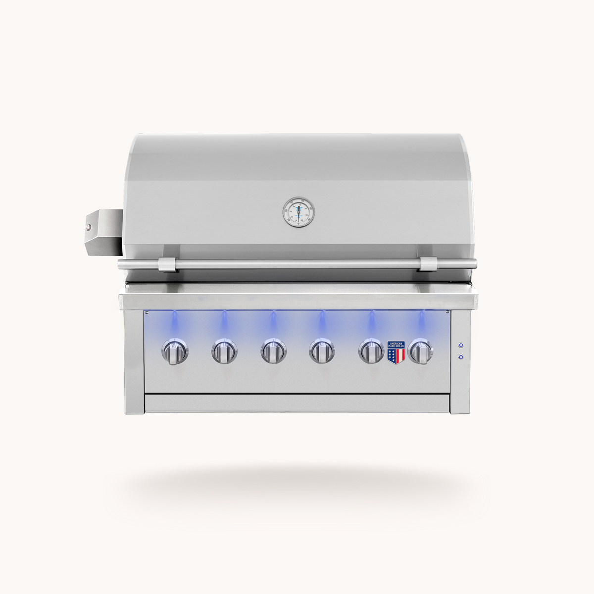 American Made Grills Ovation 36-Inch Built-In Hybrid Grill
