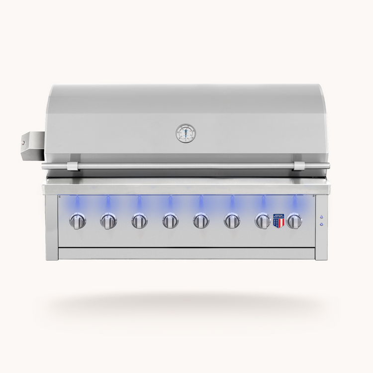 American Made Grills Ovation 54-Inch Built-In Hybrid Grill