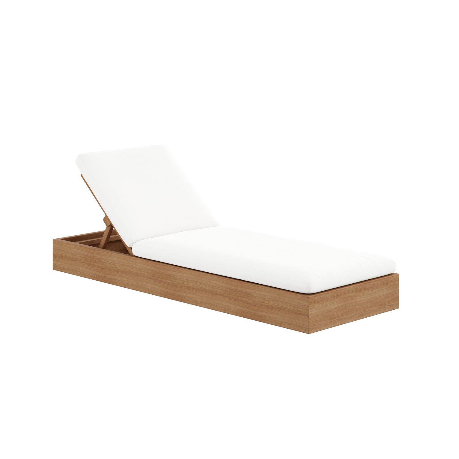 Beja Chaise Lounge Canvas Natural